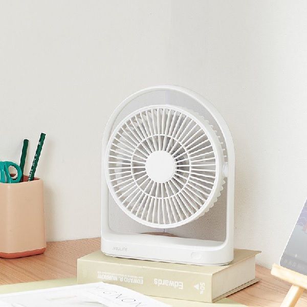 JISULIFE FA19A DC Fan, Run Directly with USB Power from Power Bank or Solar (Without Battery)