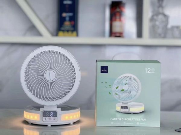 WiWU FS05 Carter Circulating Fan Foldable Rechargeable 4000mAh Battery